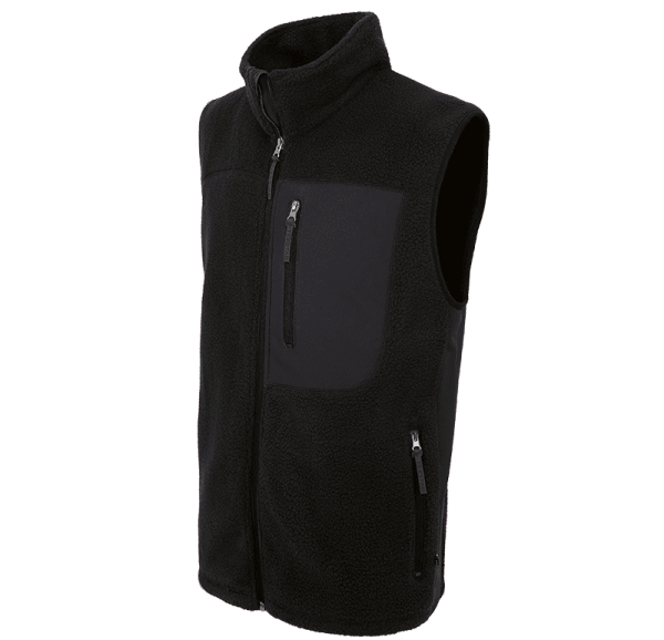 Zoom bild av Pile Fleece Vest, black