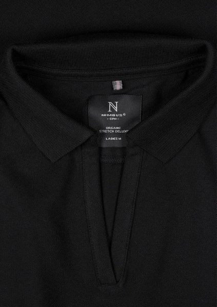 Zoom bild av Woman Stretch deluxe V-neck polo, black