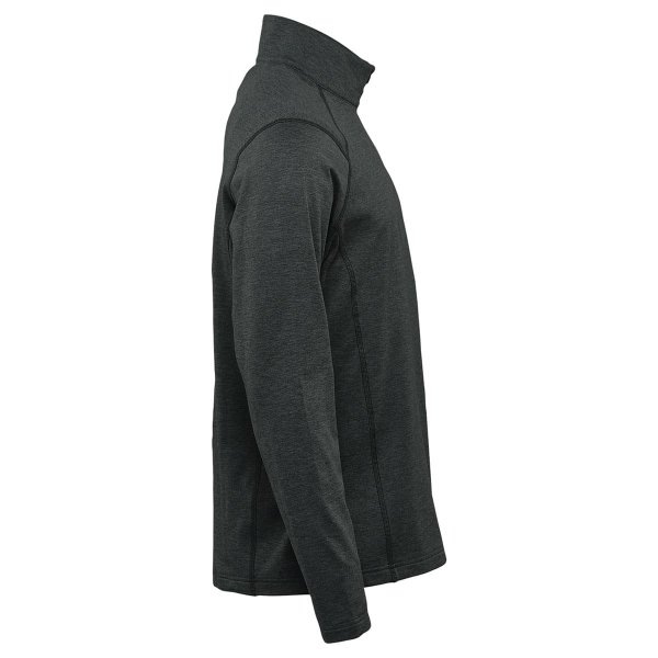 Zoom bild av Men's Treeline Performance 1/4 Zip Pullover, black heather