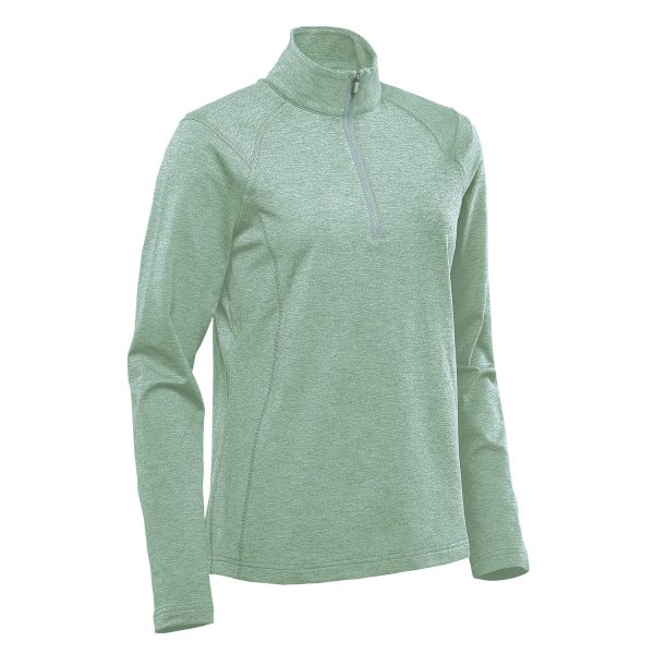Zoom bild av Women's Treeline Performance 1/4 Zip Pullover, ice blue heather