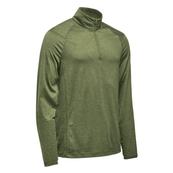 Zoom bild av Men's Milano 1/4 Zip Pullover, sage green heather