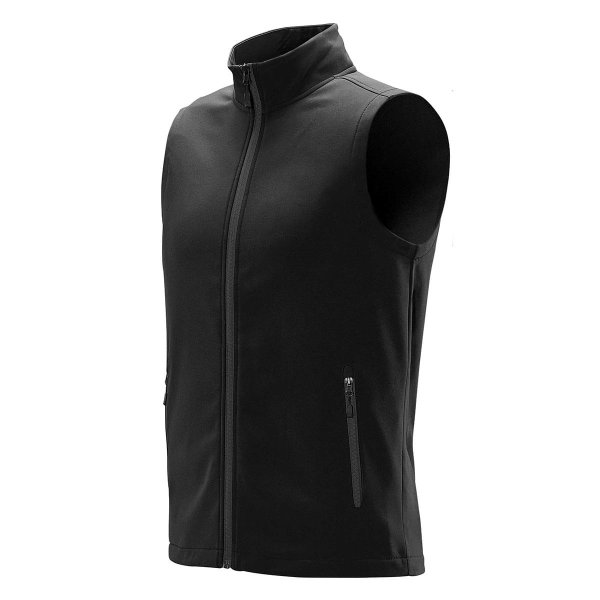 Zoom bild av Men's Orbiter Softshell Vest, black/dolphin