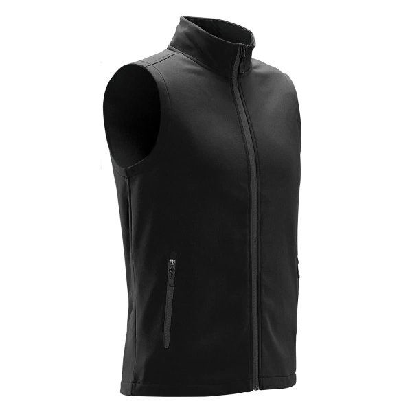 Zoom bild av Men's Orbiter Softshell Vest, black/dolphin