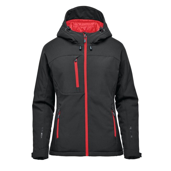 Zoom bild av Women's Orbiter Insulated Softshell, black/red