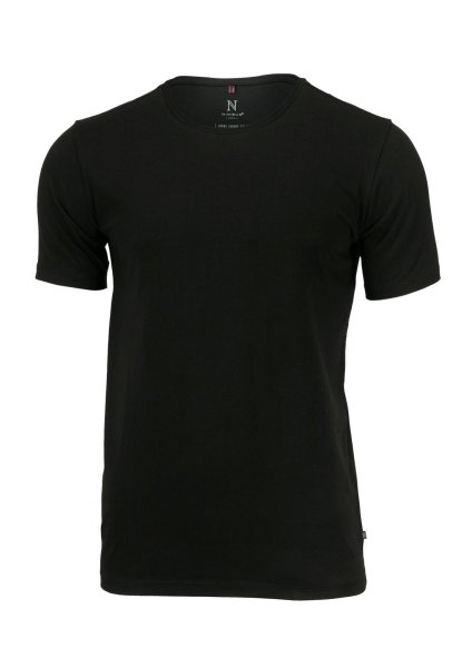 Zoom bild av Stretch tee comfort fit, black