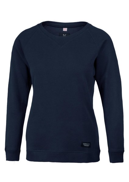Zoom bild av Woman luxury lightweight crewneck, navy
