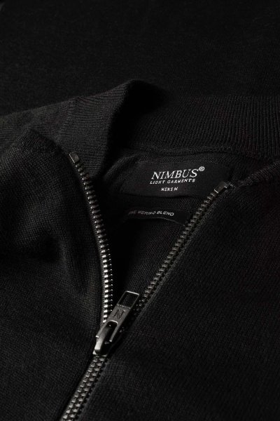 Zoom bild av Luxurious merino blend cardigan, black