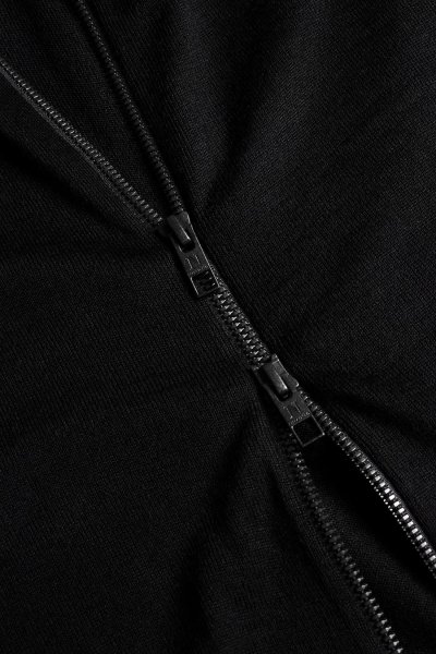 Zoom bild av Luxurious merino blend cardigan, black