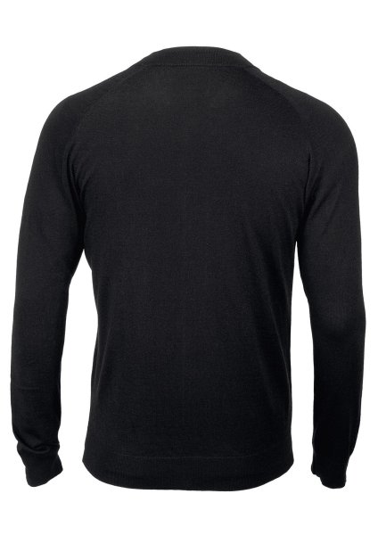 Zoom bild av Luxurious merino blend cardigan, black