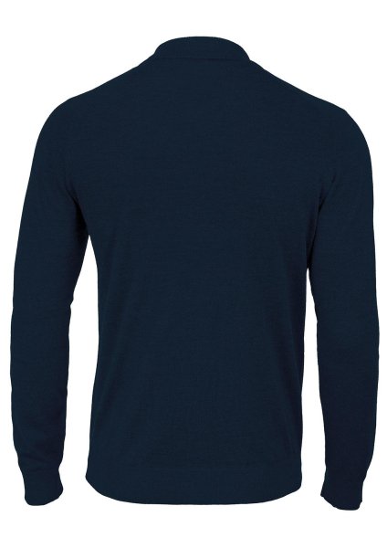 Zoom bild av Luxurious merino blend cardigan, navy