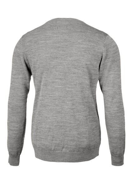 Zoom bild av Woman luxurious merino blend cardigan, grey