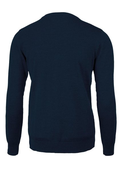 Zoom bild av Woman luxurious merino blend cardigan, navy