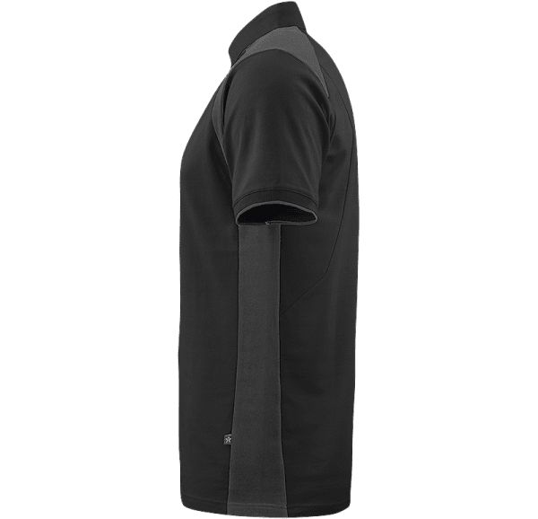 Zoom bild av Stretch Pique Shirt, black/grey