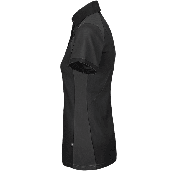 Zoom bild av Womens Stretch Pique Shirt, black/grey