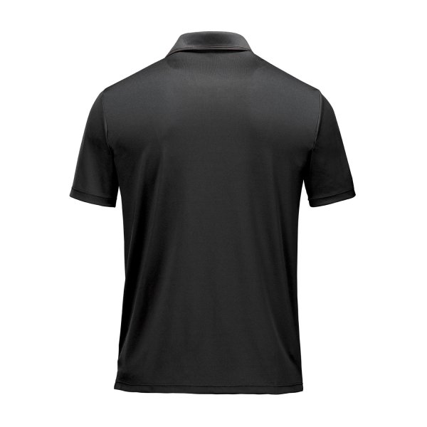 Zoom bild av Men's Monterey S/S Piped Polo, black/granite
