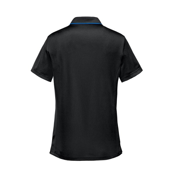Zoom bild av Women's Monterey S/S Piped Polo, black/royal