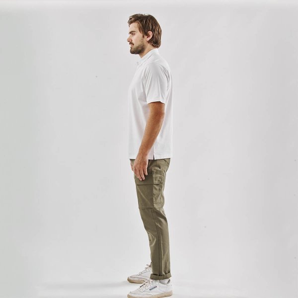 Zoom bild av Men's Oasis S/S Polo, white