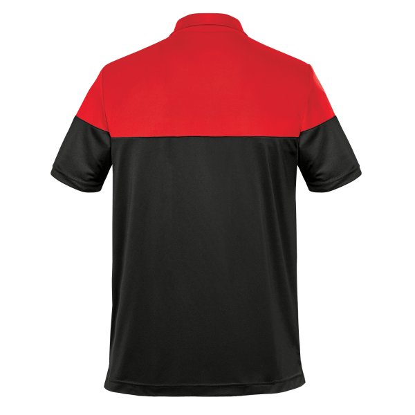 Zoom bild av Men's Monterey Two-Tone S/S Polo, black/red