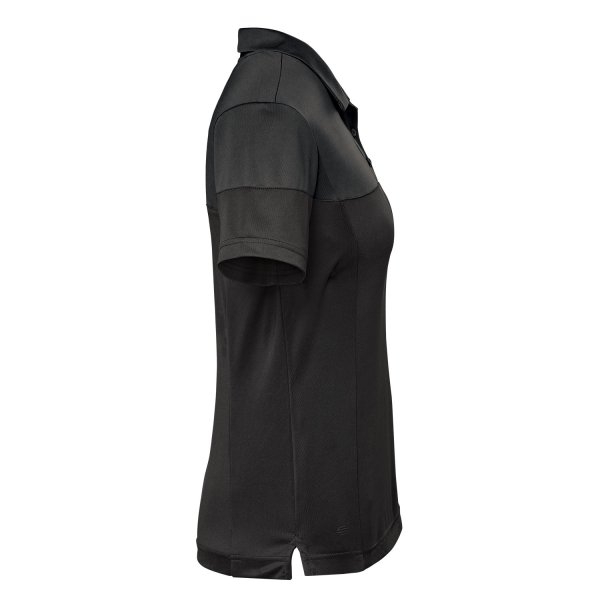 Zoom bild av Women's Monterey Two-Tone S/S Polo, black/granite