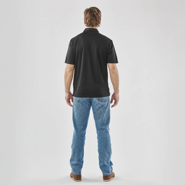 Zoom bild av Men's Treeline Performance Short Sleeve Polo, black