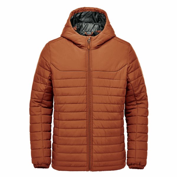 Zoom bild av Men's Nautilus Quilted Hoody, rust