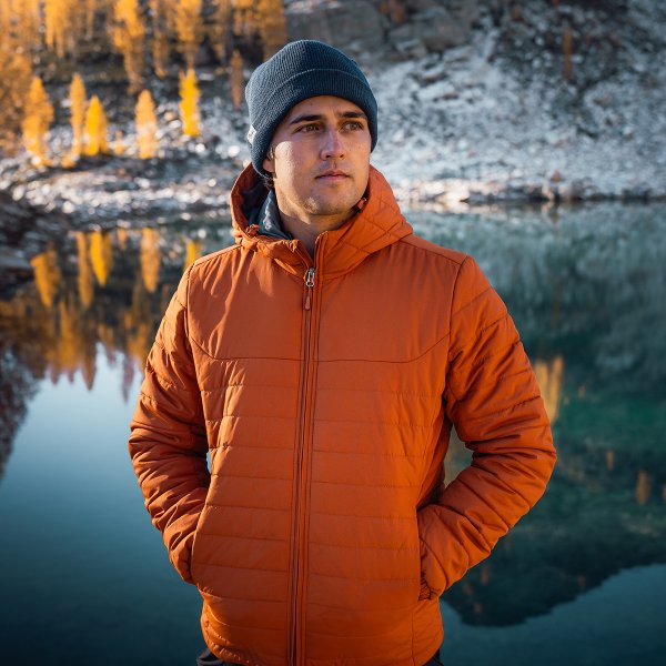 Zoom bild av Men's Nautilus Quilted Hoody, rust