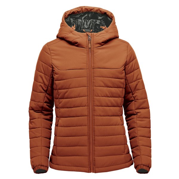 Zoom bild av Women's Nautilus Quilted Hoody, rust