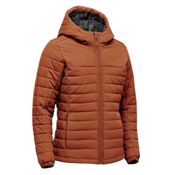 Zoom bild av Women's Nautilus Quilted Hoody, rust
