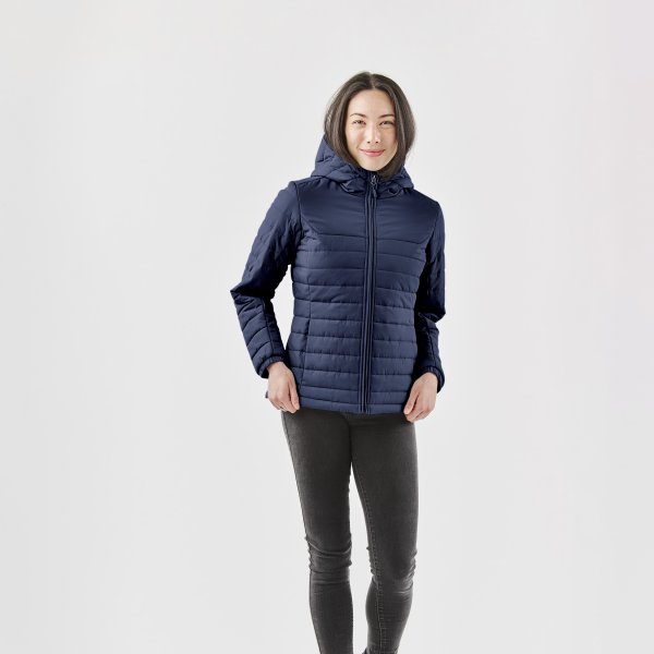 Zoom bild av Women's Nautilus Quilted Hoody, navy