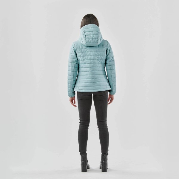 Zoom bild av Women's Nautilus Quilted Hoody, ice blue