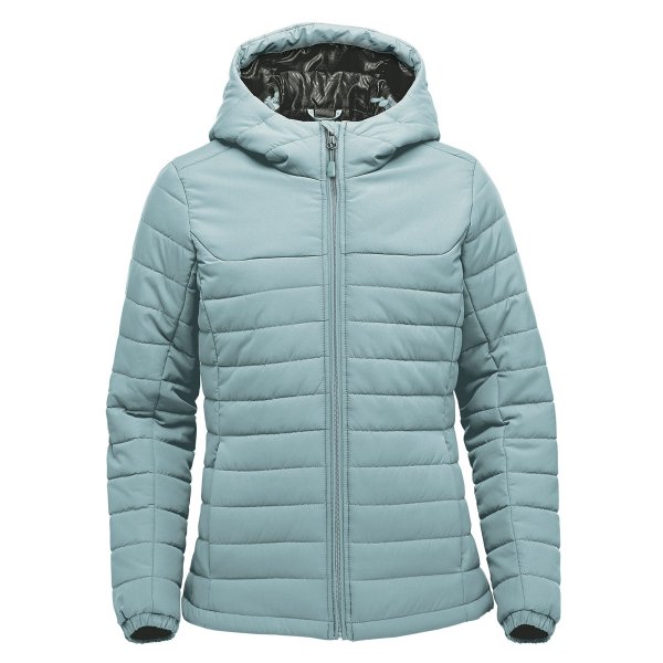 Zoom bild av Women's Nautilus Quilted Hoody, ice blue