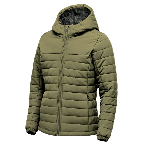 Zoom bild av Women's Nautilus Quilted Hoody, sage green