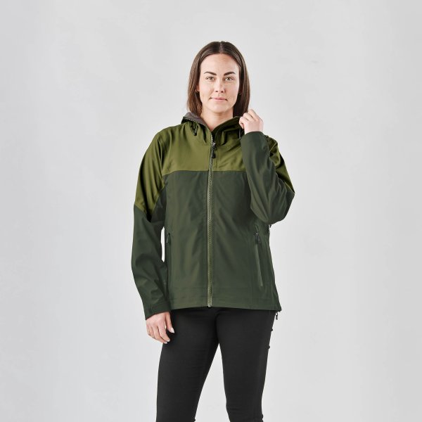 Zoom bild av Women's Vertex Stormshell, chive/cypress
