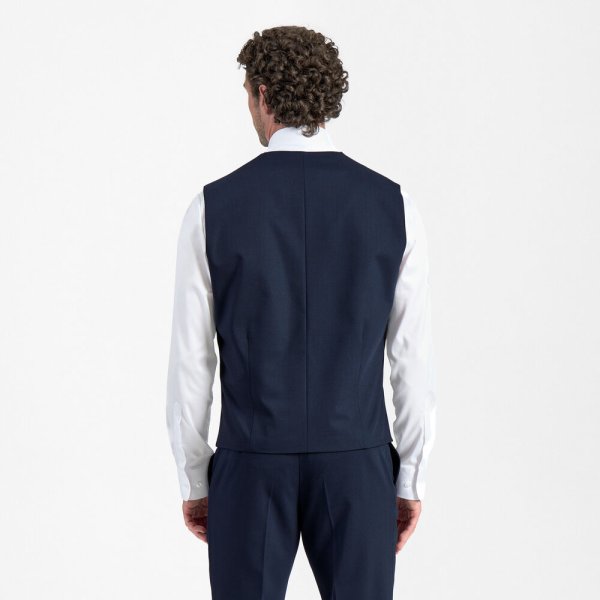 Zoom bild av Traveller mens waistcoat regular fit, dark blue