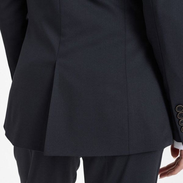 Zoom bild av Traveller womens blazer long modern fit, dark navy