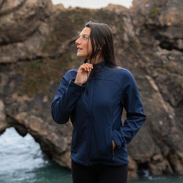 Zoom bild av Women's Aleutian Softshell Jacket, navy
