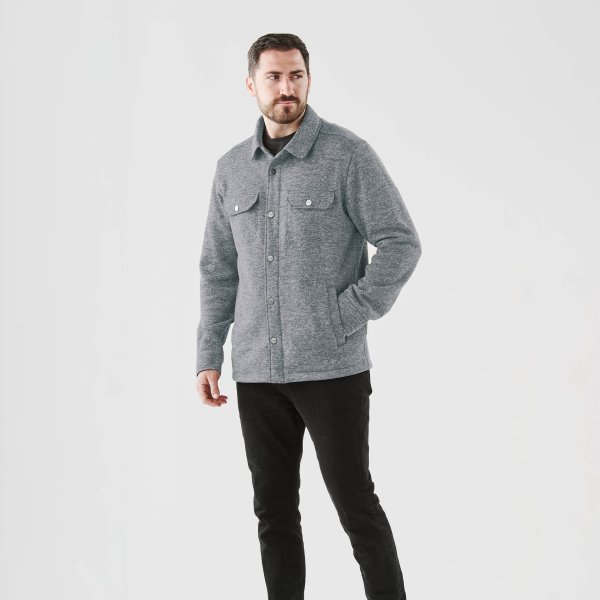 Zoom bild av Avalante Fleece Shacket, granite heather