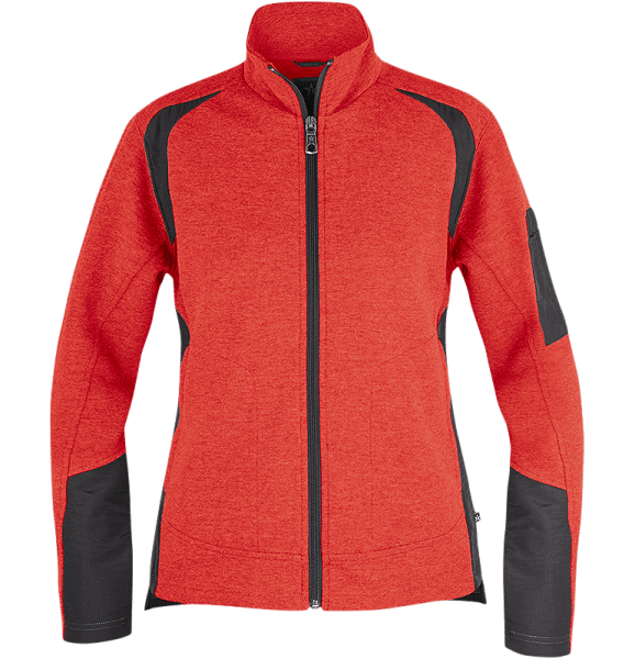 Zoom bild av Womens crew Cardigan, red/black