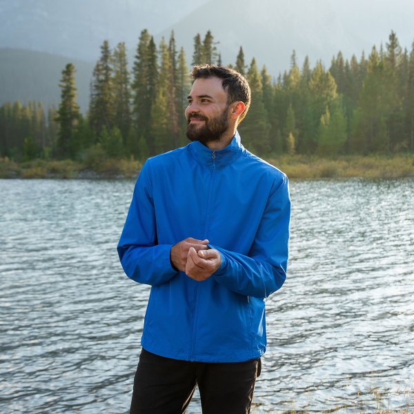 Zoom bild av Men's Sierra Lightweight Shell, azur