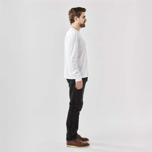 Zoom bild av Men's Stockton L/S Tee, white