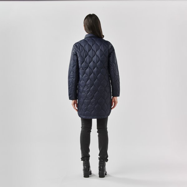 Zoom bild av Women's Tundra Quilted Shacket, navy