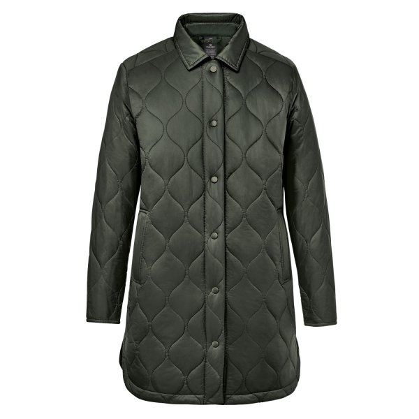Zoom bild av Women's Tundra Quilted Shacket, cypress