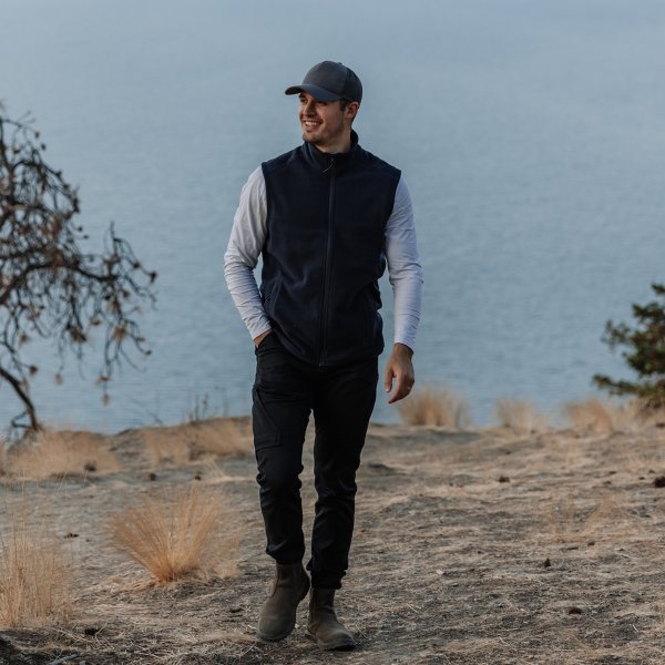 Zoom bild av Men's Montauk Fleece Vest, midnight