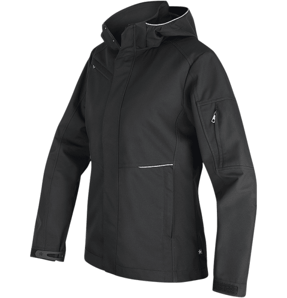 Zoom bild av Womens Softshell Jacket 3-layer, black