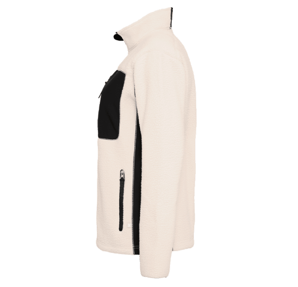 Zoom bild av Womens pile fleece jacket, sand/black