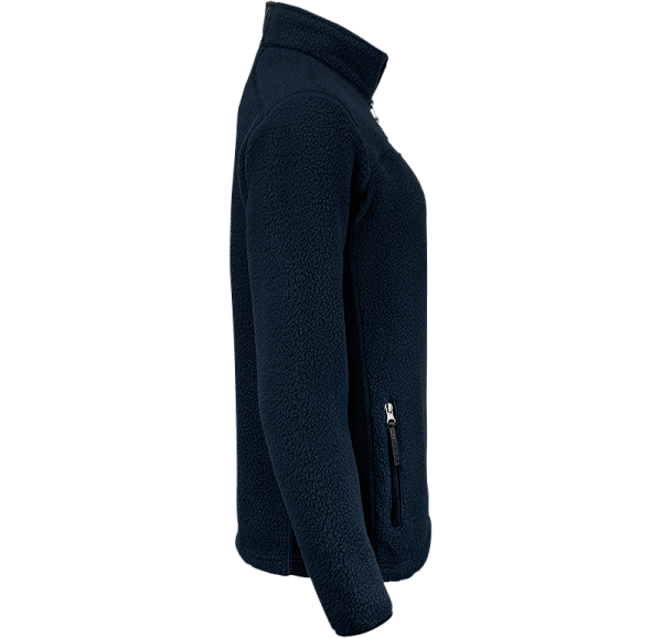 Zoom bild av Womens pile fleece jacket, navy/black