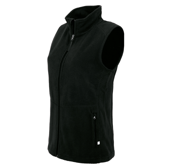 Zoom bild av Womens light Fleece vest, black