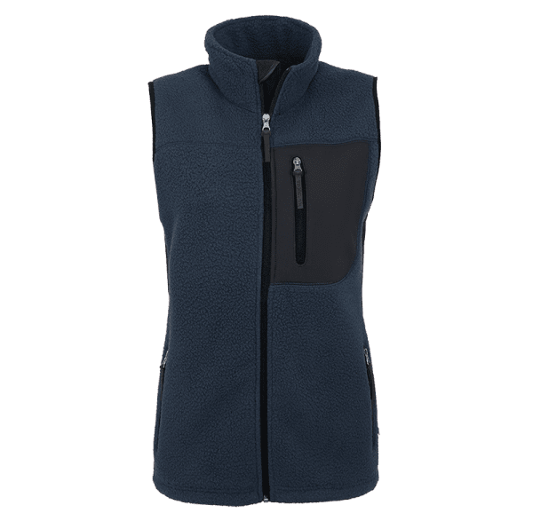 Zoom bild av Womens pile Fleece Vest, navy/black